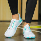 Damen Wassersportschuhe mit atmungsaktiver Netzstruktur und rutschfester Sohle