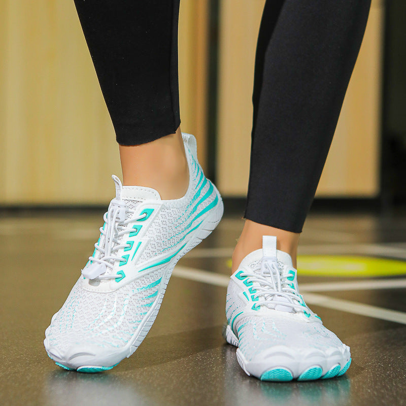 Damen Wassersportschuhe mit atmungsaktiver Netzstruktur und rutschfester Sohle