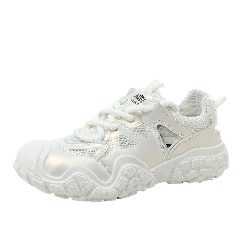 Damen Sportliche Sneaker mit reflektierendem Obermaterial und dämpfender Sohle R&B