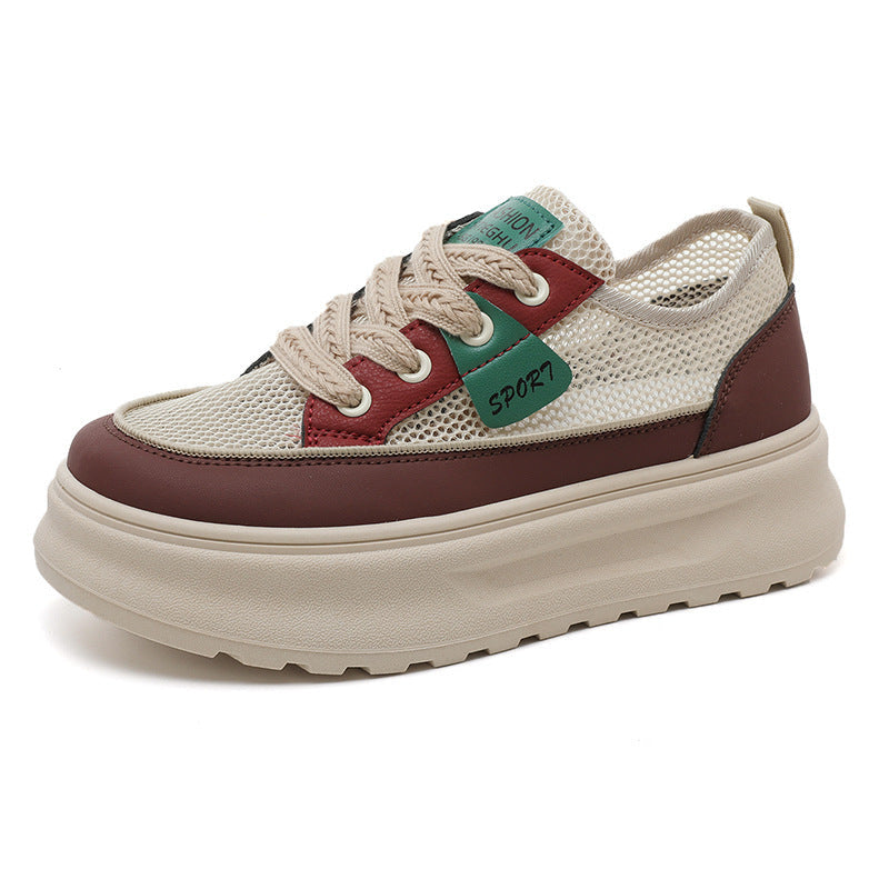 Damen Sportliche Chunky Sneakers mit atmungsaktivem Obermaterial und dämpfender Sohle R&B