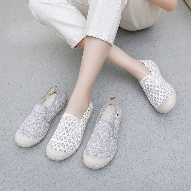Damen Bequeme Freizeitschuhe aus atmungsaktivem Mesh mit flexiblem Sohlenkonzept R&B