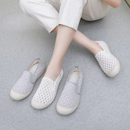 Damen Bequeme Freizeitschuhe aus atmungsaktivem Mesh mit flexiblem Sohlenkonzept R&B