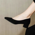 Damen Elegante Pumps mit verziertem Blockabsatz R&B