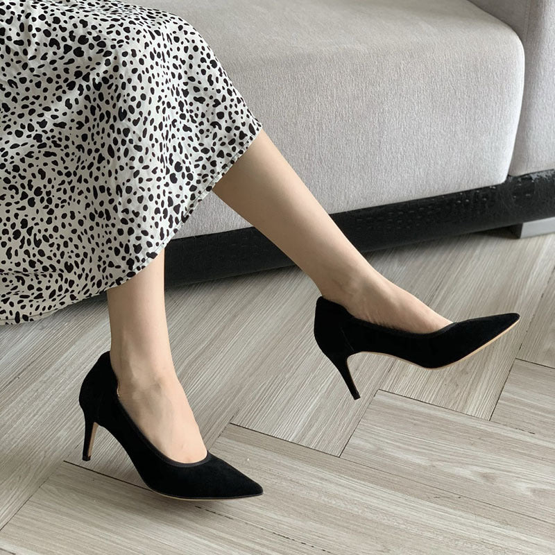 Damen Elegante Pumps mit spitz zulaufender Silhouette
