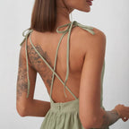 Damen sommerliches Wickelkleid R&B