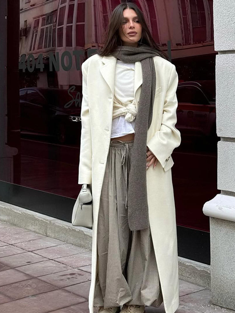 Damen Übergroßer Mantel mit elegantem Schnitt R&B