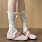 Damen elegante Ballerinas mit modischem Riemchen-Design R&B