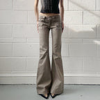 Damen Flared Cargo-Hose mit modischem Schnitt und praktischen Taschen R&B