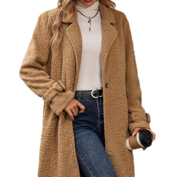 Damen Teddy-Mantel R&B