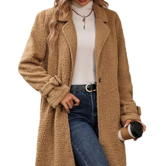 Damen Teddy-Mantel R&B