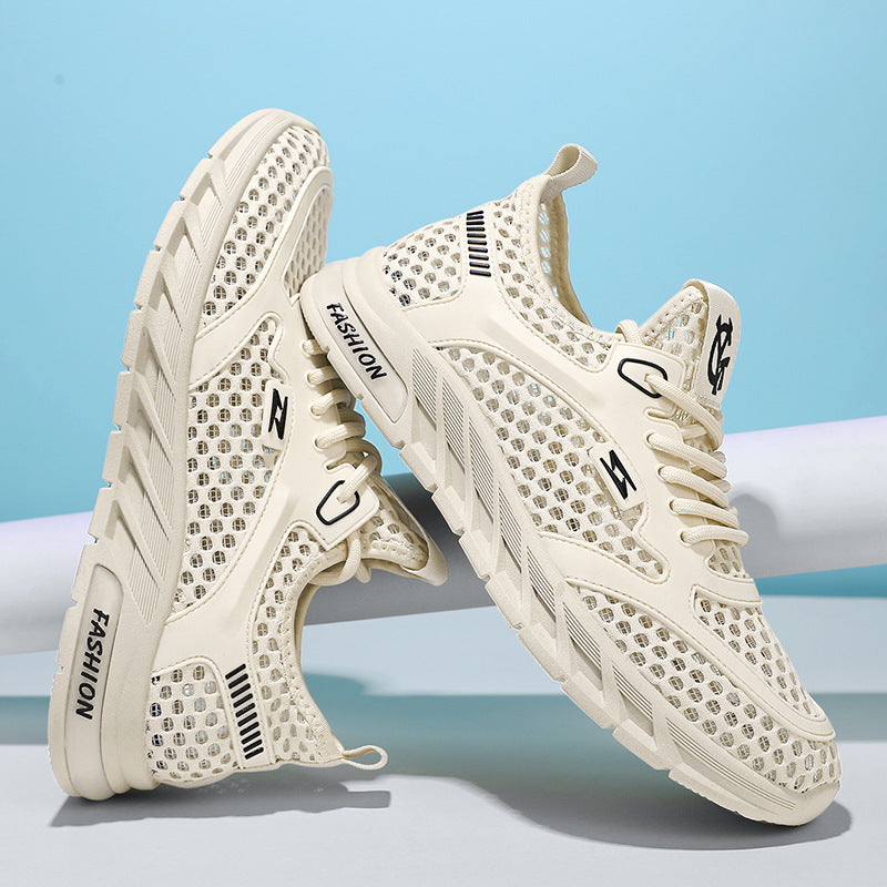 Damen Atmungsaktive Freizeitsneaker mit elastischem Obermaterial und rutschfester Sohle R&B