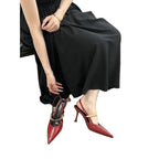 Damen Slingbacks mit elegantem Metallic-Detail R&B