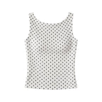 Damen Trägershirt mit verspieltem Polka-Dots-Muster R&B