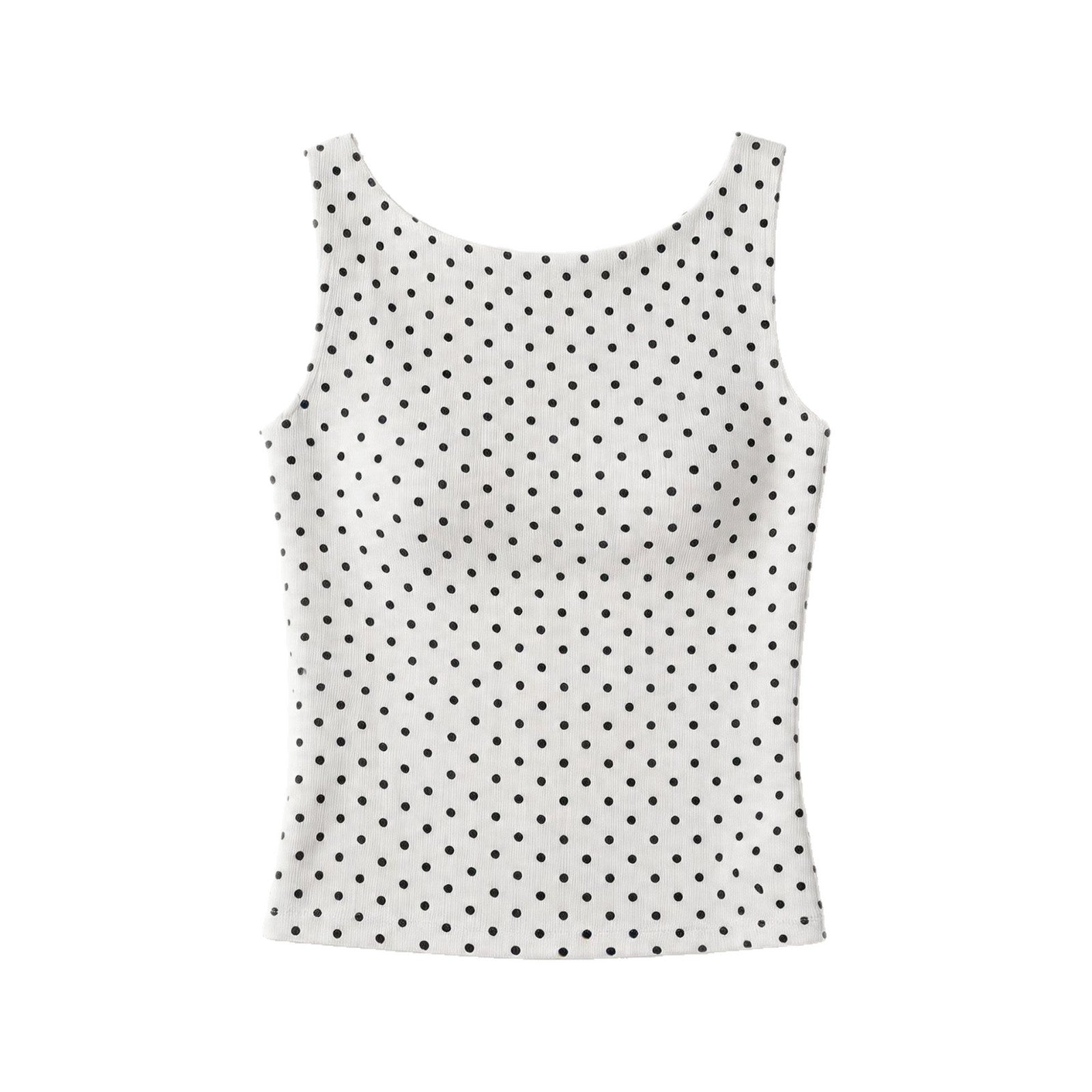 Damen Trägershirt mit verspieltem Polka-Dots-Muster R&B