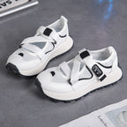 Damen Sportliche Freizeitschuhe mit verstellbarem Riemen und rutschfester Sohle R&B