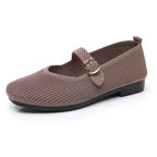 Damen elegante Ballerinas mit verstellbarem Riemen R&B