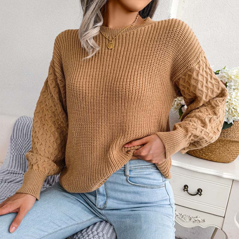 R&B | Einfarbige Strickpullover