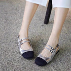 Damen Bequeme Sling-Pumps mit modischem Riemendesign und komfortablem Fußbett R&B