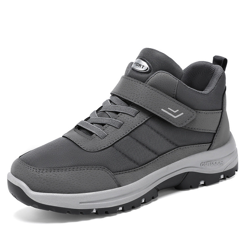 Herren nan multifunktionaler Outdoor-Halbschuh mit Klettriemen, stoßdämpfender EVA-Zwischensohle und griffiger Trailsohle R&B