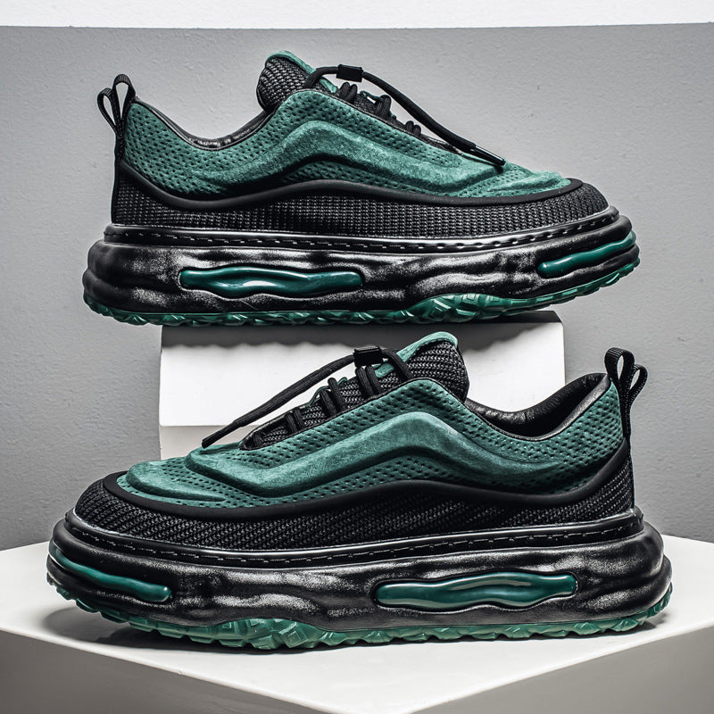 Damen Sportliche Air-Sohle Sneakers mit atmungsaktivem Obermaterial und flexiblem Design