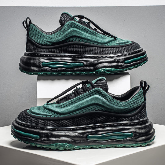 Damen Sportliche Air-Sohle Sneakers mit atmungsaktivem Obermaterial und flexiblem Design R&B