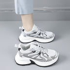 Damen Sportliche Sneakers mit atmungsaktiver Mesh-Oberfläche und stabilisierender Sohle R&B