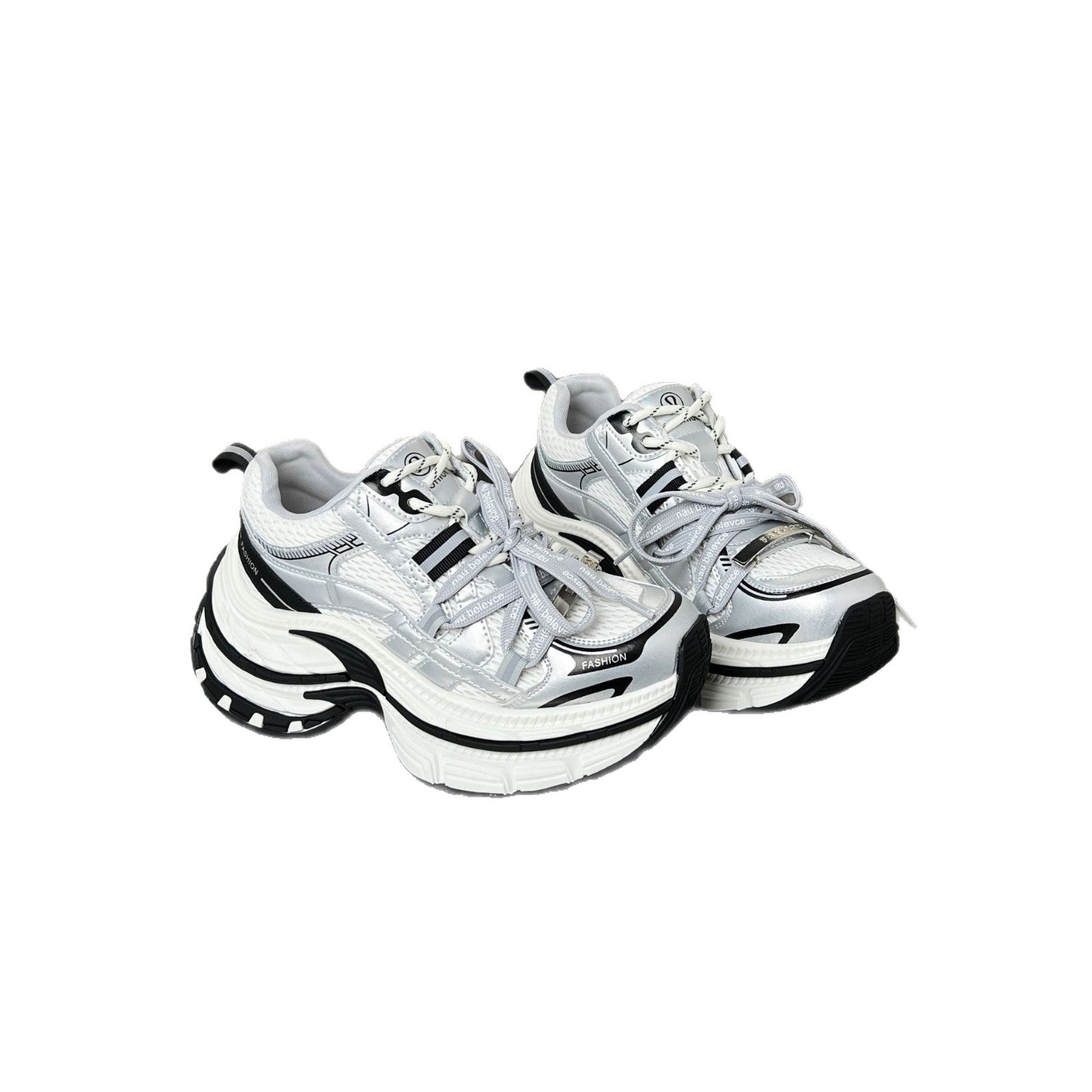 Damen Sportliche Chunky Sneakers mit innovativer Dämpfungstechnologie und atmungsaktiver Mesh-Oberfläche R&B