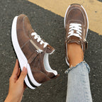 Damen Sneakers mit reflektierenden Akzenten und gepolsterter Innensohle R&B