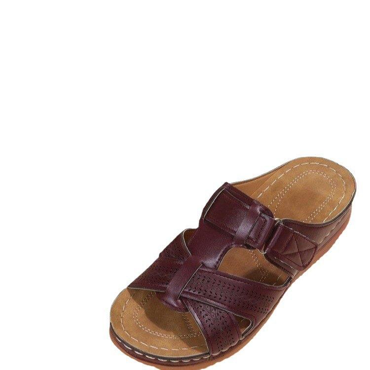 Damen bequeme Clogs mit verstellbarem Riemen und ergonomischem Fußbett R&B