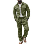 Herren Freizeit-Longejacke mit praktischen Knopftaschen und elastischen Details R&B