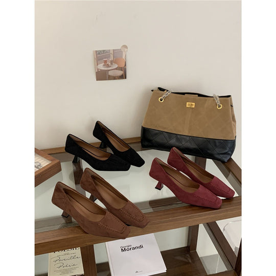Damen modische Slingback-Pumps mit eleganter Kappe R&B