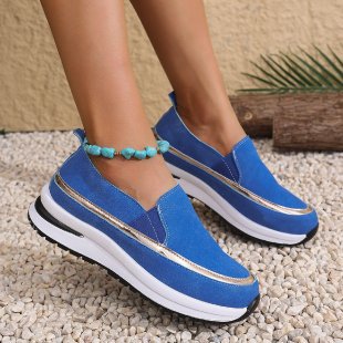 Damen Slip-On Sneakers mit modernem Design und stoßdämpfender Sohle R&B