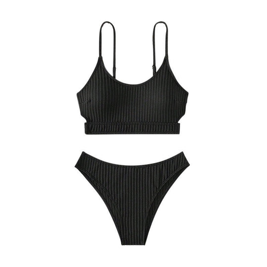 Damen Bikinitop mit sportlichem Schnitt und verstellbaren Trägern R&B