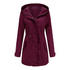 Damen Funktionsjacke mit verstellbarem Bund und Reißverschluss R&B