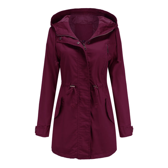 Damen Funktionsjacke mit verstellbarem Bund und Reißverschluss R&B