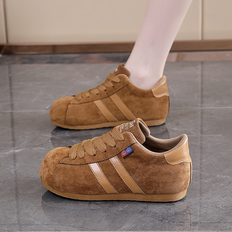 Damen lässige Sneakers mit weichem Obermaterial und rutschfester Sohle R&B
