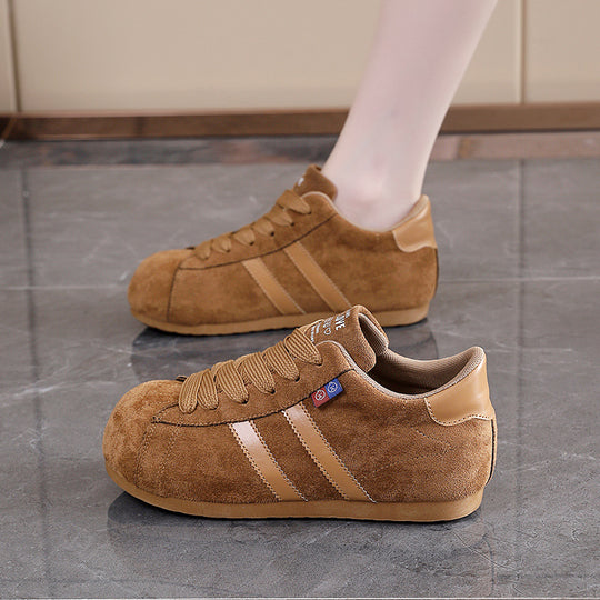 Damen lässige Sneakers mit weichem Obermaterial und rutschfester Sohle R&B