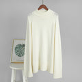 Damen Oversized Rollkragenpullover R&B