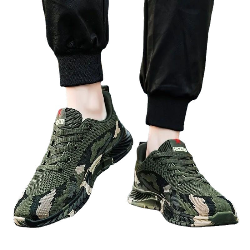 Damen Sportliche Sneakers mit Camouflage-Design und komfortabler Dämpfung R&B