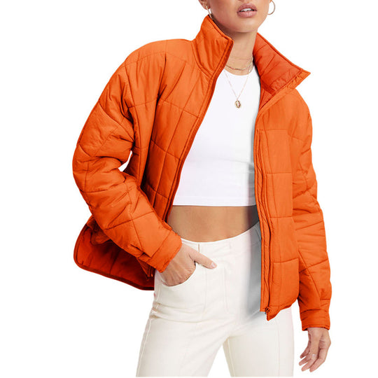 Damen wärmeisolierte Steppjacke mit hohem Kragen R&B