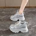 Damen Sportliche Chunky Sneakers mit atmungsaktiver Mesh-Oberfläche und robustem Design R&B