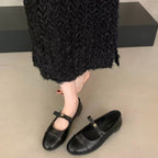 Damen Ballerinas mit modischem Riemendesign und komfortablem Fußbett R&B
