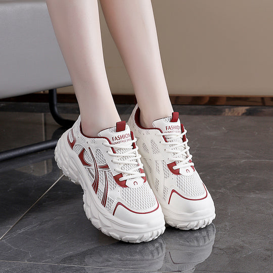 Damen Sportliche Chunky Sneaker mit atmungsaktivem Mesh-Obermaterial und federleichtem Dämpfungssystem R&B