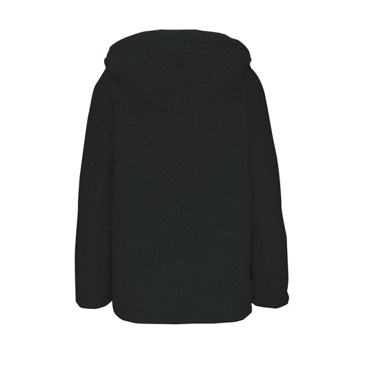 Damen kuschelige Fleecejacke mit Kapuze und praktischen Taschen R&B