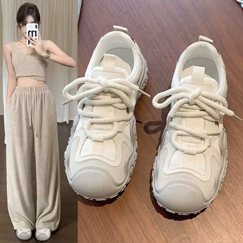 Damen Sportliche Sneakers mit rutschfester Sohle und atmungsaktiven Einsätzen R&B