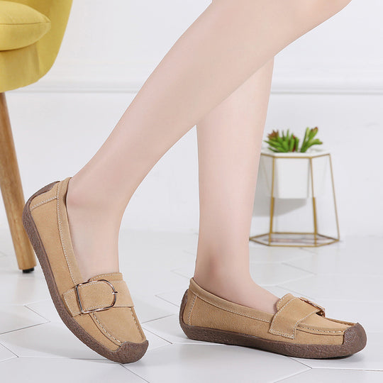 Damen Bequeme Mokassins mit eleganter Schnalle R&B