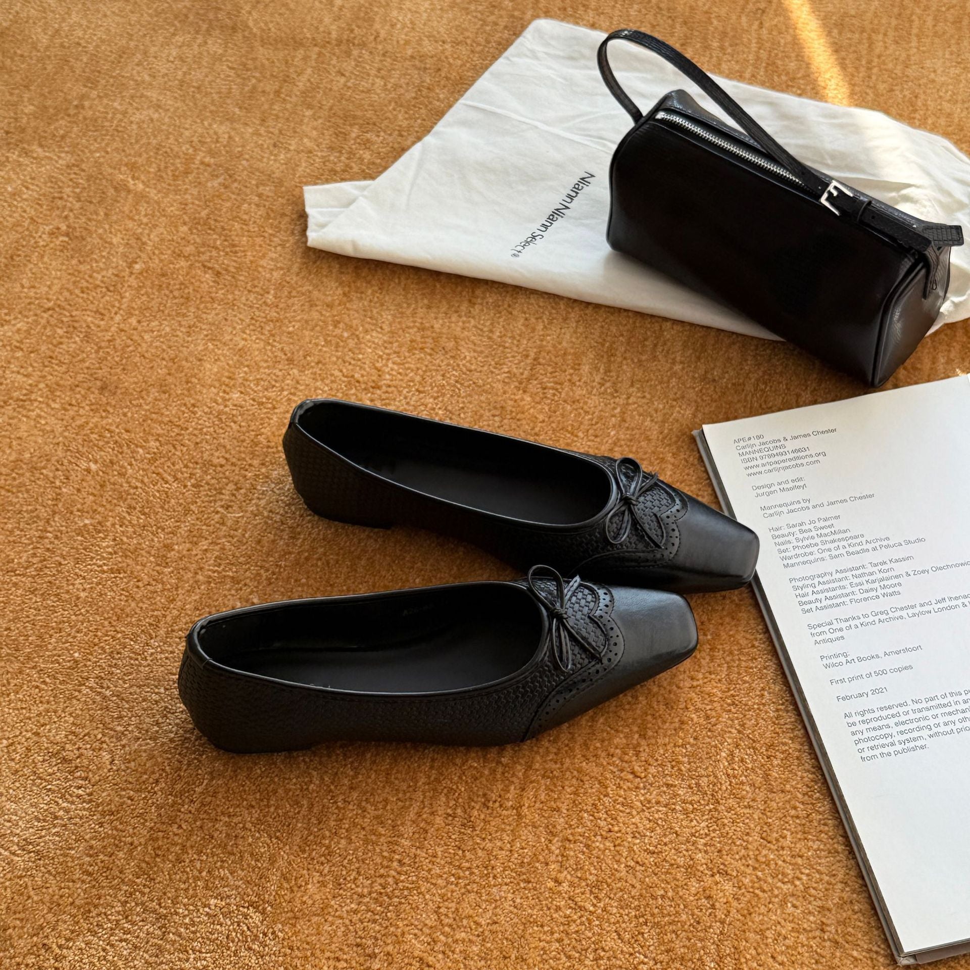 Damen Elegante Ballerinas mit gestepptem Obermaterial und dekorativer Schleife R&B