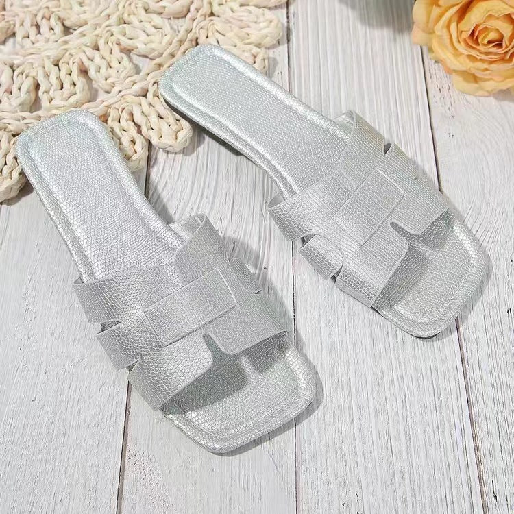 Damen Komfortable Slidesandalen mit modischem Riemen-Design R&B