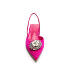 Damen Sling-Pumps mit elegantem Perlenschmuck und bequemer Laufsohle R&B