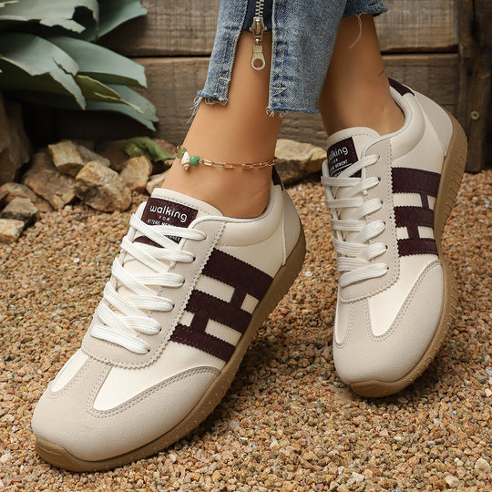 Damen Sneakers mit strukturiertem Obermaterial und bequemer Dämpfung R&B